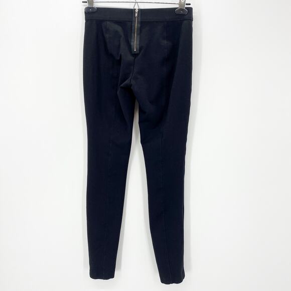 J. CREW Pants Pixie Zip Ponte Legging Stretch Ankle Skinny Fit Womens Size 2 - Picture 3 of 14